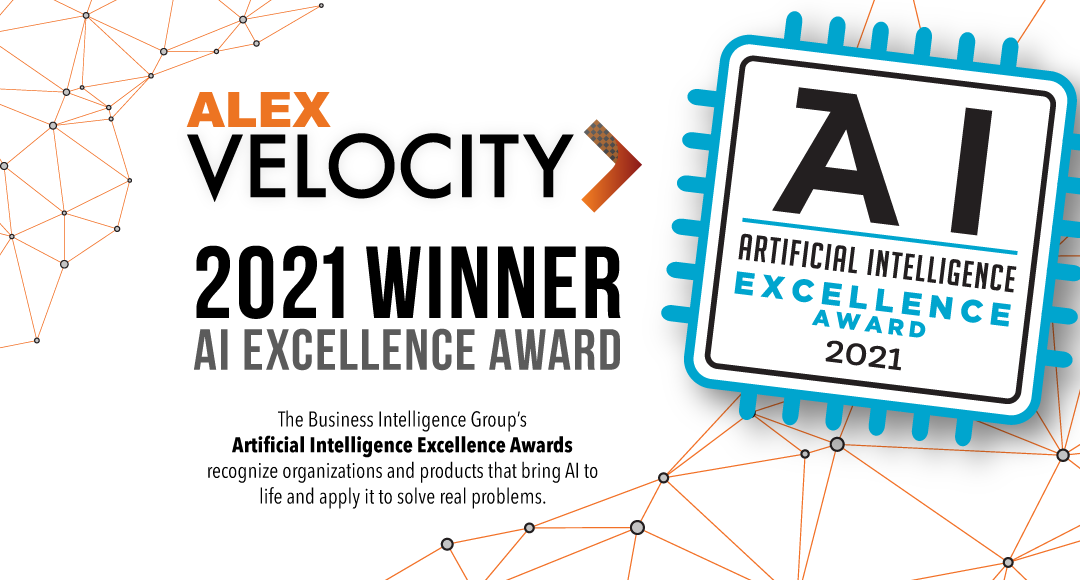 ALEX Velocity Named Winner in 2021 Artificial Intelligence Excellence Awards